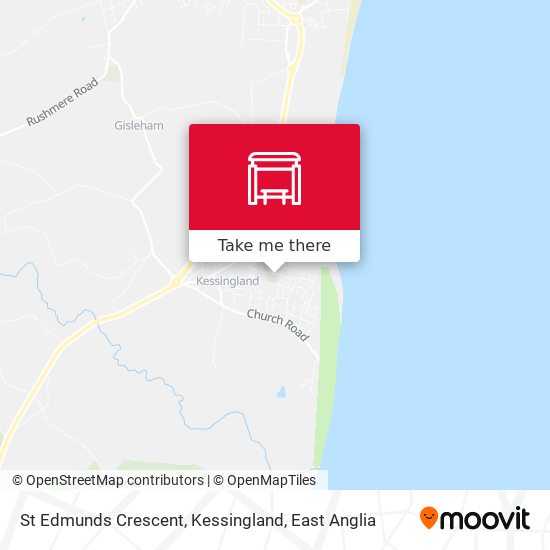 St Edmunds Crescent, Kessingland map