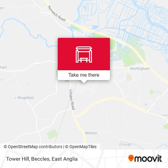 Tower Hill, Beccles map