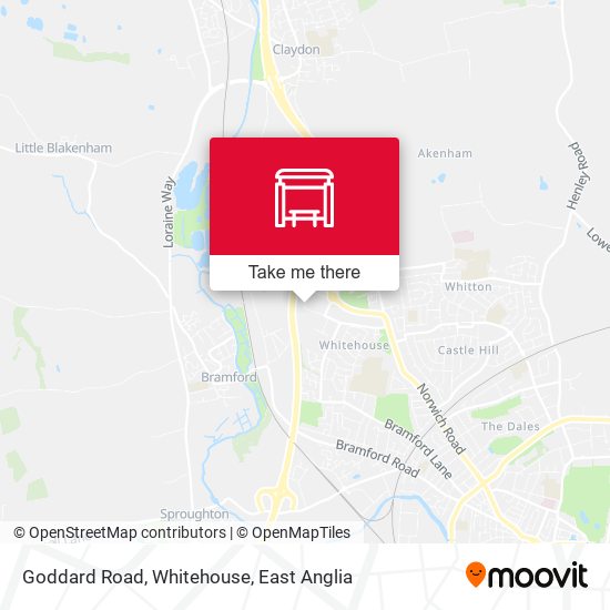 Goddard Road, Whitehouse map