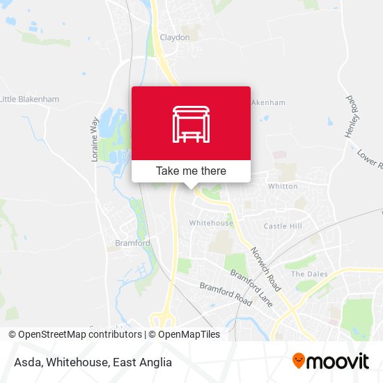 Asda, Whitehouse map