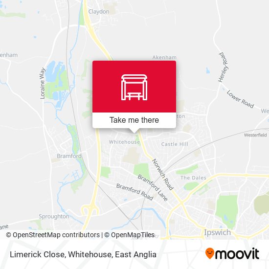 Limerick Close, Whitehouse map