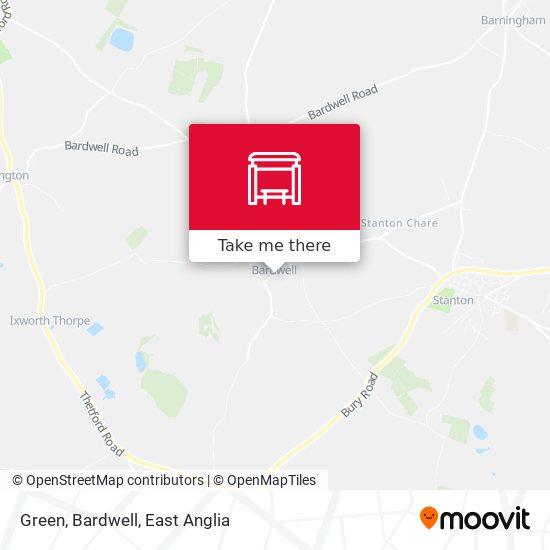 Green, Bardwell map