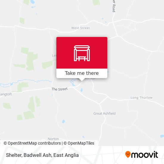 Shelter, Badwell Ash map