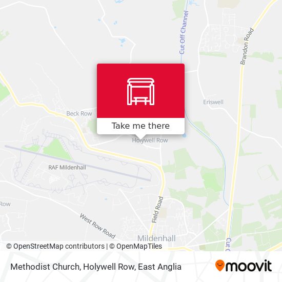Methodist Church, Holywell Row map