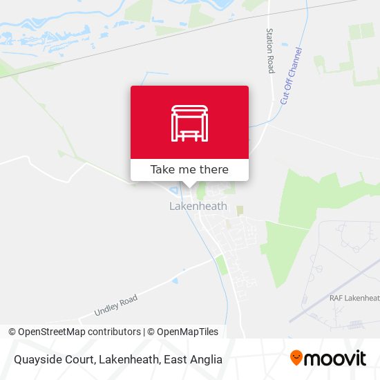 Quayside Court, Lakenheath map