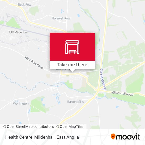 Health Centre, Mildenhall map