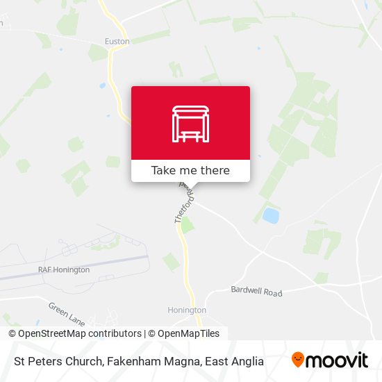 St Peters Church, Fakenham Magna map