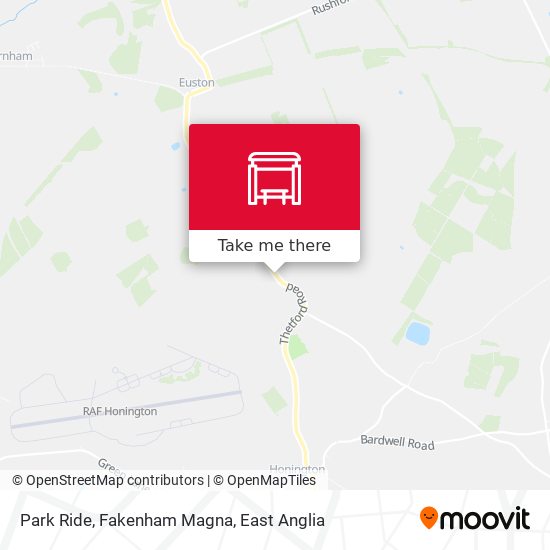 Park Ride, Fakenham Magna map