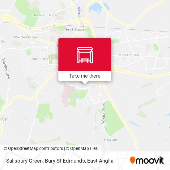 Salisbury Green, Bury St Edmunds map