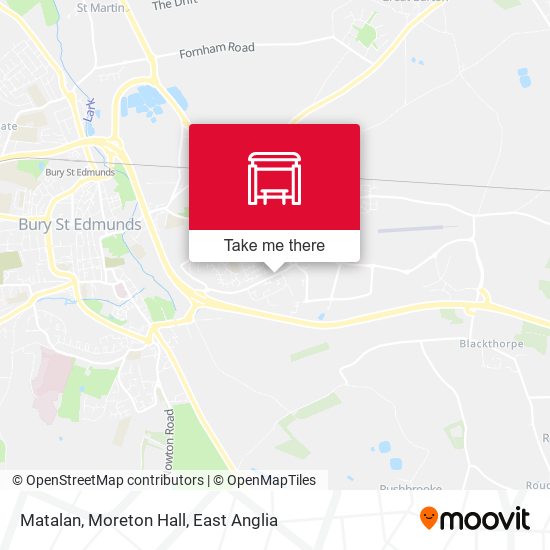 Matalan, Moreton Hall map