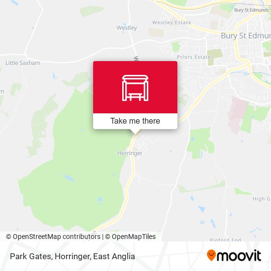 Park Gates, Horringer map
