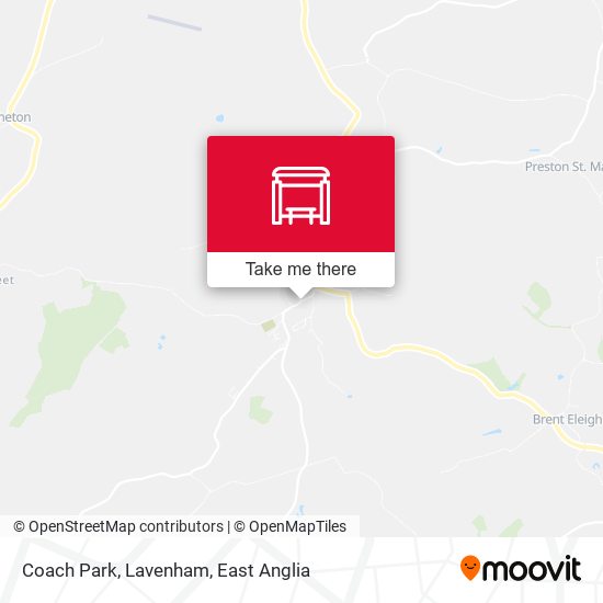 Coach Park, Lavenham map