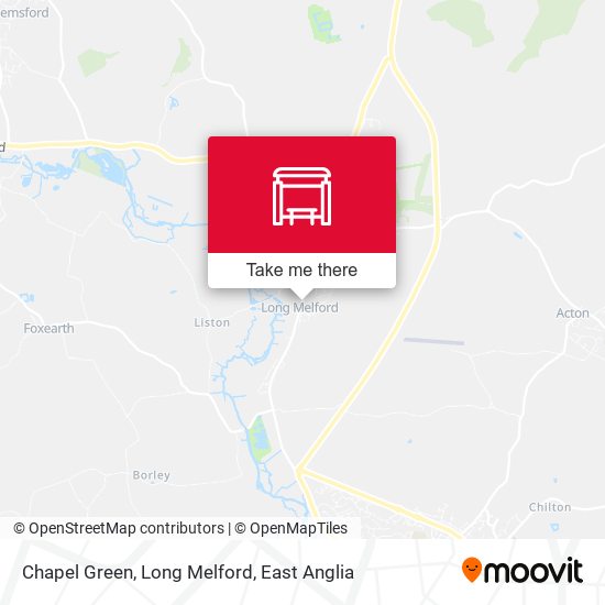 Chapel Green, Long Melford map