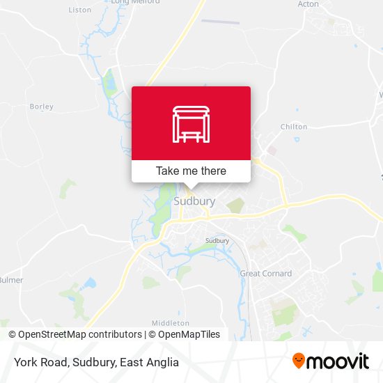 York Road, Sudbury map