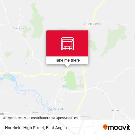 Harefield, High Street map