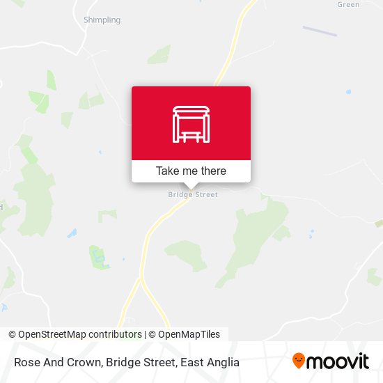Rose And Crown, Bridge Street map