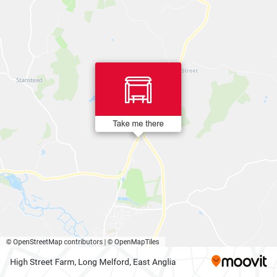 High Street Farm, Long Melford map