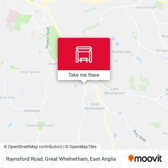 Raynsford Road, Great Whelnetham map