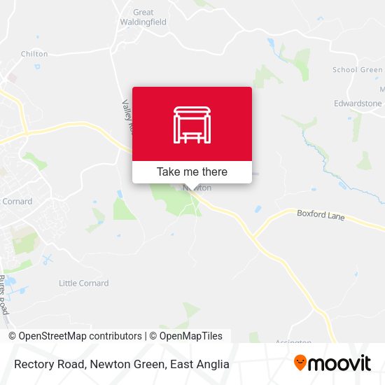 Rectory Road, Newton Green map