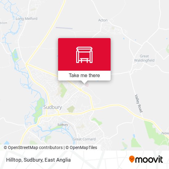 Hilltop, Sudbury map