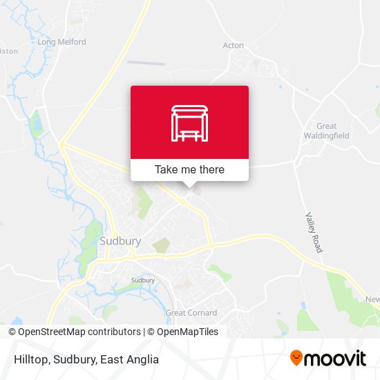Hilltop, Sudbury map