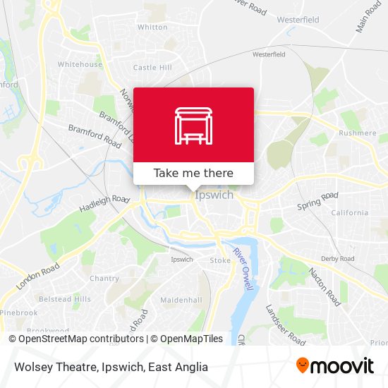 Wolsey Theatre, Ipswich map