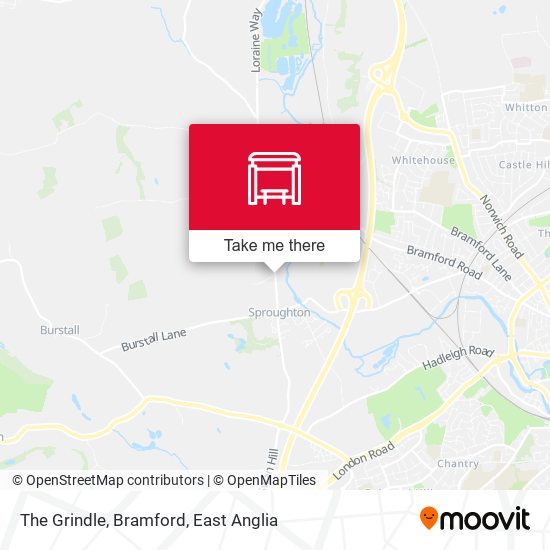 The Grindle, Bramford map