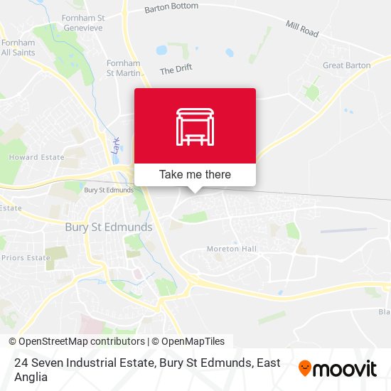 24 Seven Industrial Estate, Bury St Edmunds map