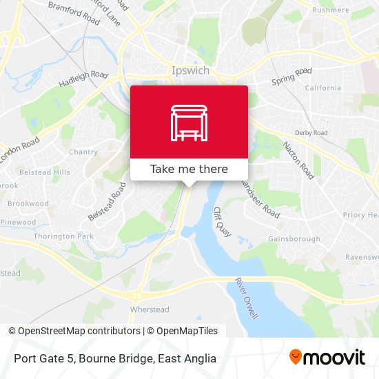 Port Gate 5, Bourne Bridge map