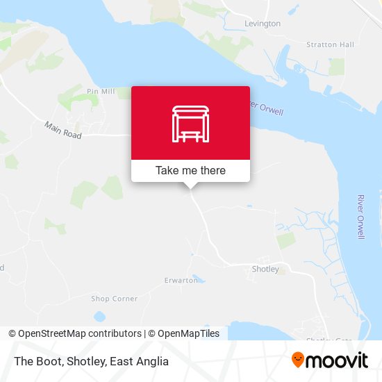 The Boot, Shotley map