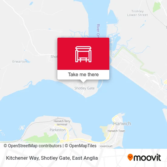Kitchener Way, Shotley Gate map