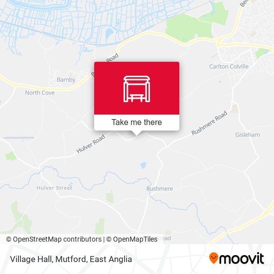 Village Hall, Mutford map