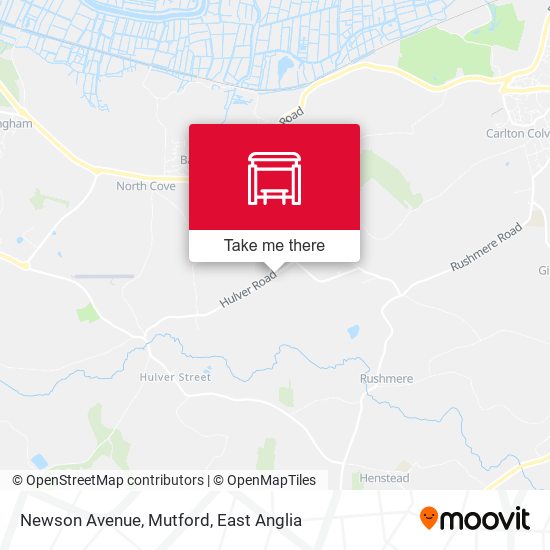Newson Avenue, Mutford map
