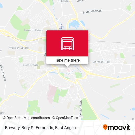 Brewery, Bury St Edmunds map