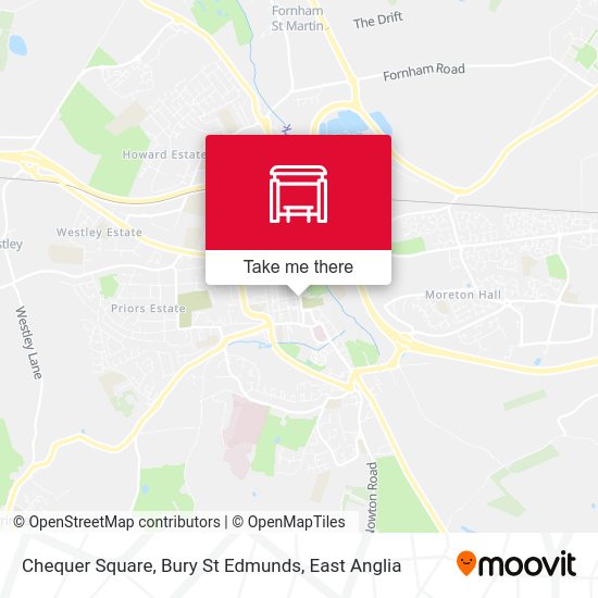 Chequer Square, Bury St Edmunds map
