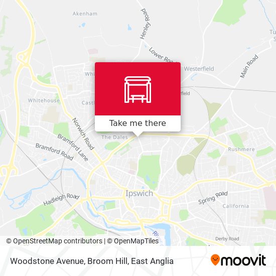 Woodstone Avenue, Broom Hill map