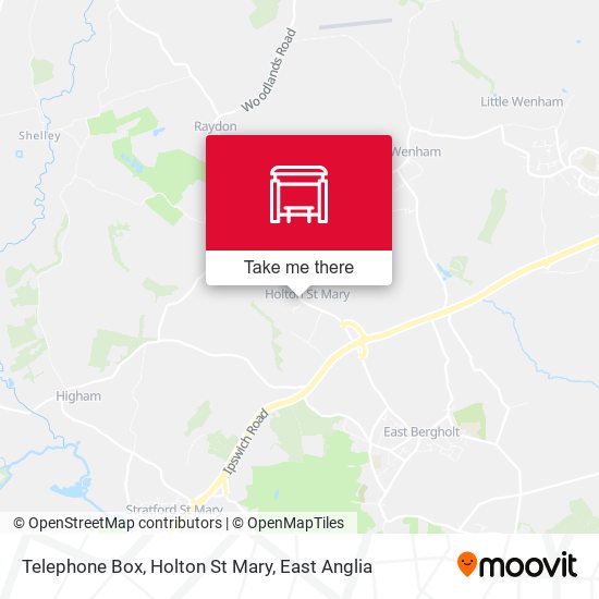 Telephone Box, Holton St Mary map