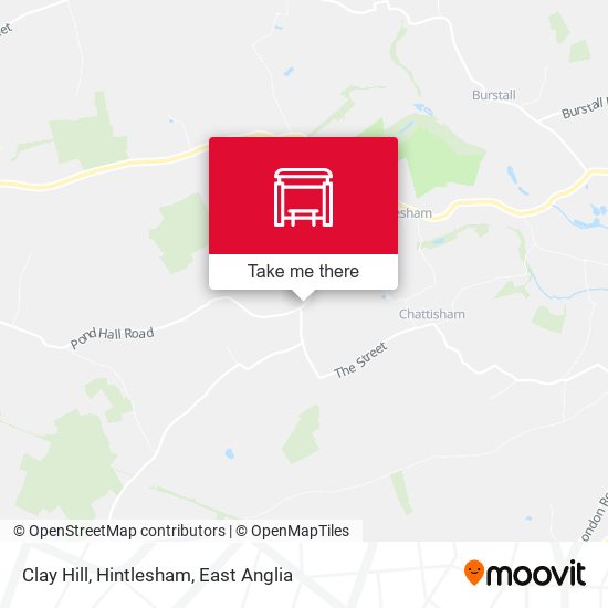 Clay Hill, Hintlesham map