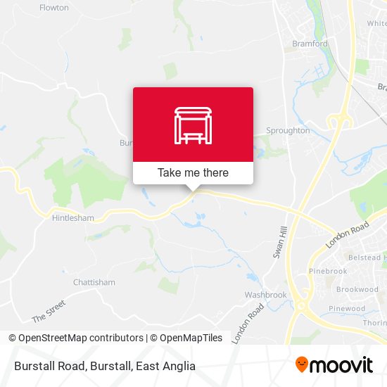 Burstall Road, Burstall map