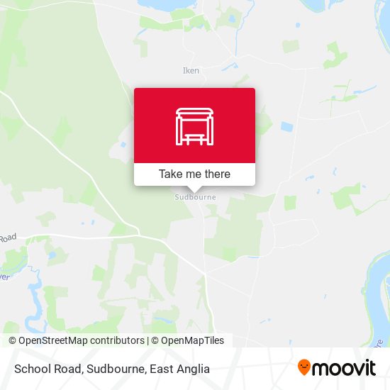 School Road, Sudbourne map