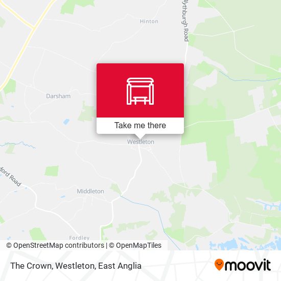 The Crown, Westleton map