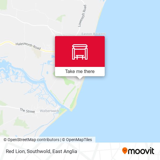 Red Lion, Southwold map