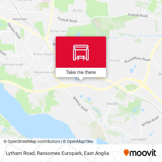 Lytham Road, Ransomes Europark map