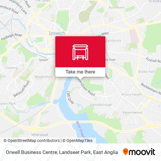 Orwell Business Centre, Landseer Park map