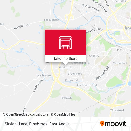 Skylark Lane, Pinebrook map