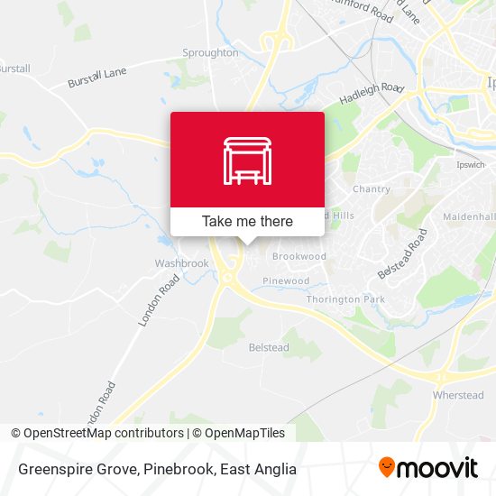 Greenspire Grove, Pinebrook map