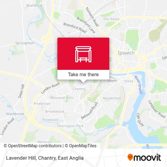 Lavender Hill, Chantry map