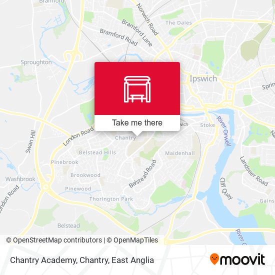 Chantry Academy, Chantry map