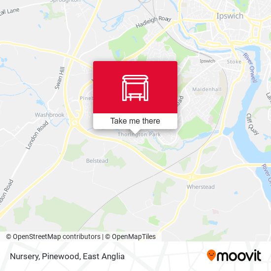 Nursery, Pinewood map