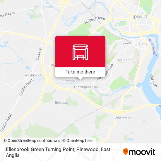 Ellenbrook Green Turning Point, Pinewood map